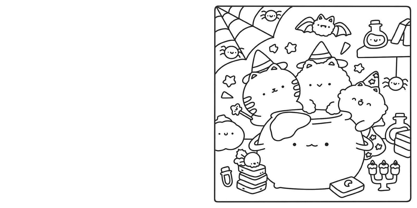 Spooky Cute & Cozy Coloring