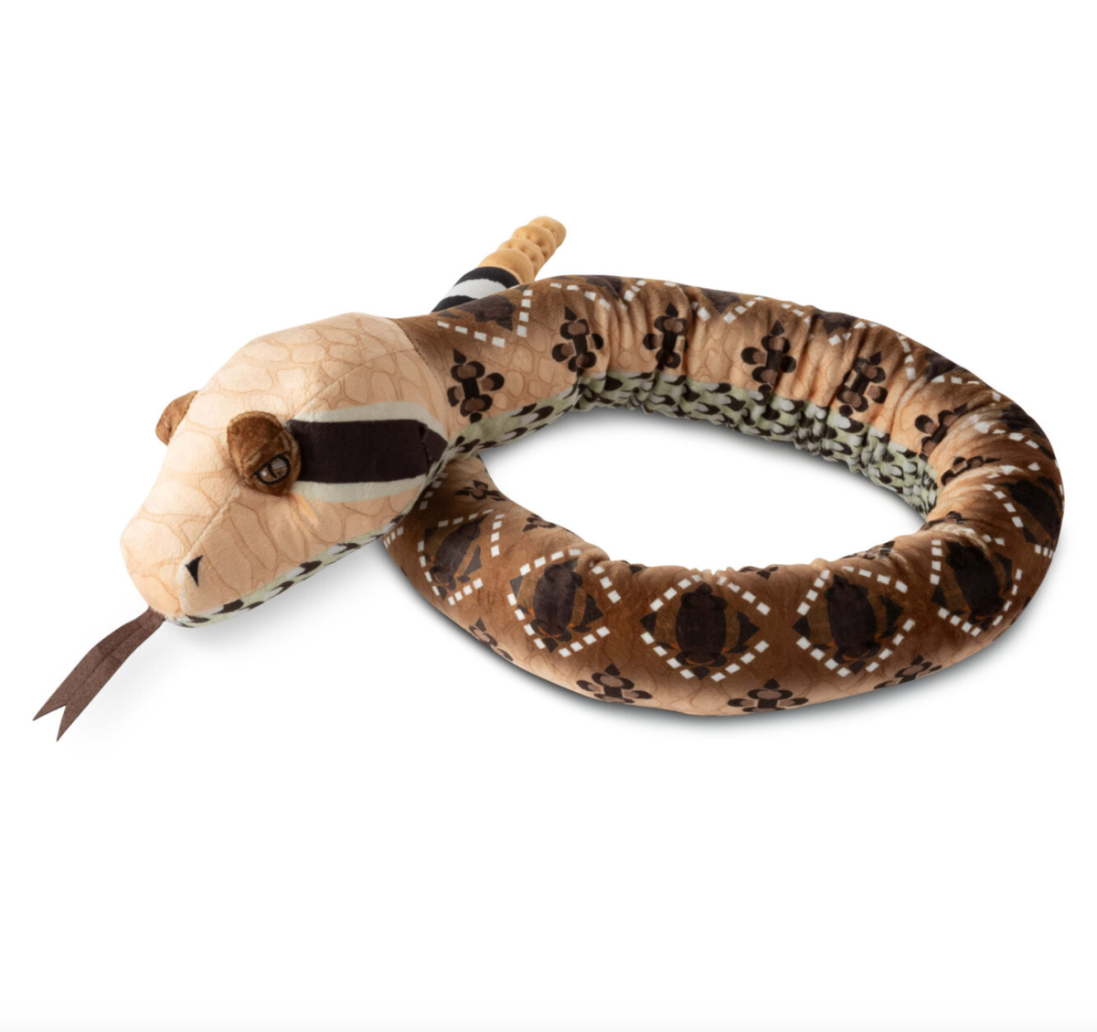 Earth Keeperz Western Diamondback Snake 54" (137cm) Recycled Plush