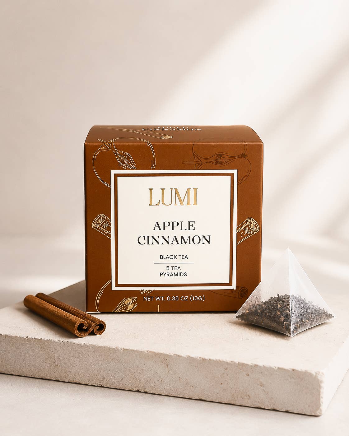 Fall Apple Cinnamon Black Tea - 5 Premium Tea Bags - vibeboxshop
