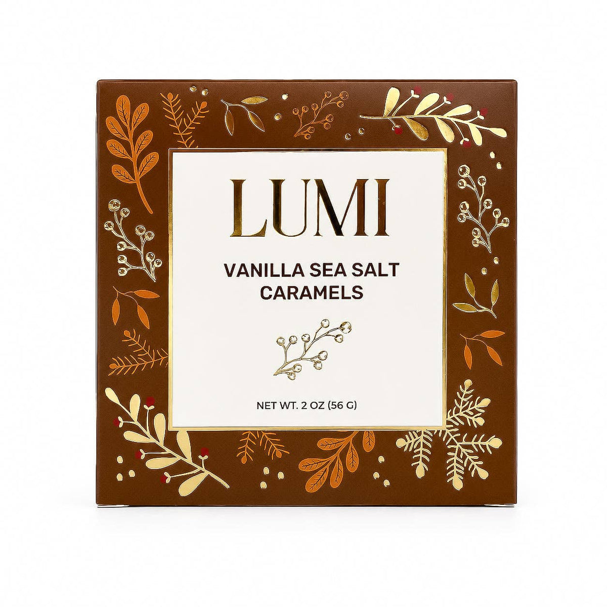 Fall Vanilla Sea Salt Caramels | 2 oz - vibeboxshop