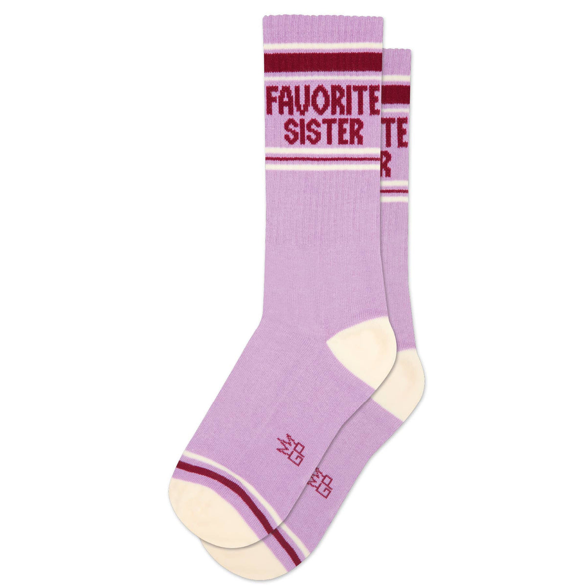 Favorite Sister Gym Crew Socks - vibeboxshop