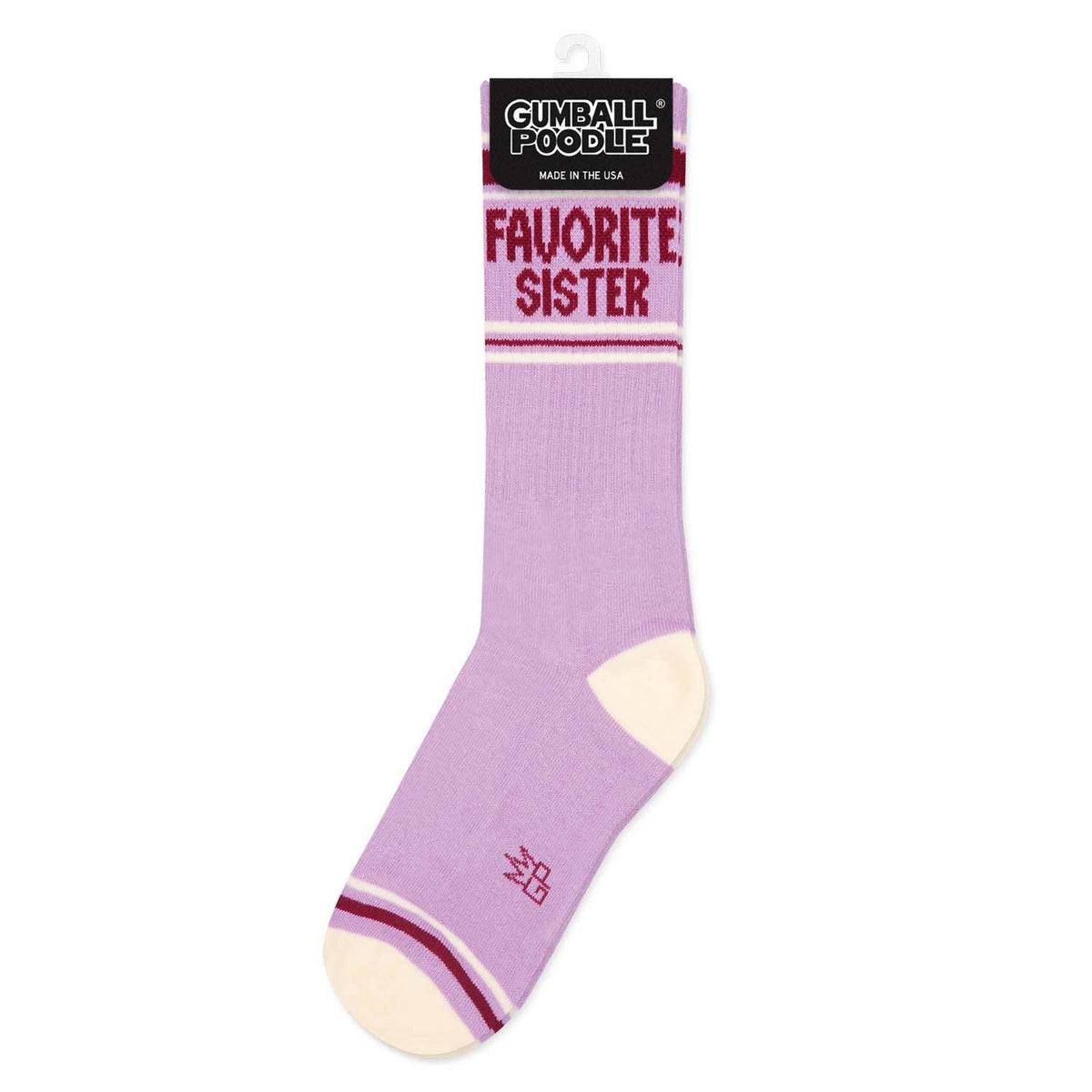 Favorite Sister Gym Crew Socks - vibeboxshop