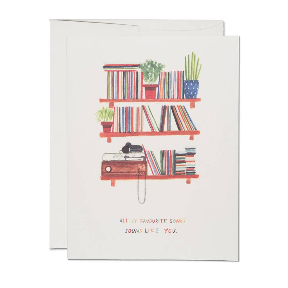 Favorite Songs Greeting Card - vibeboxshop