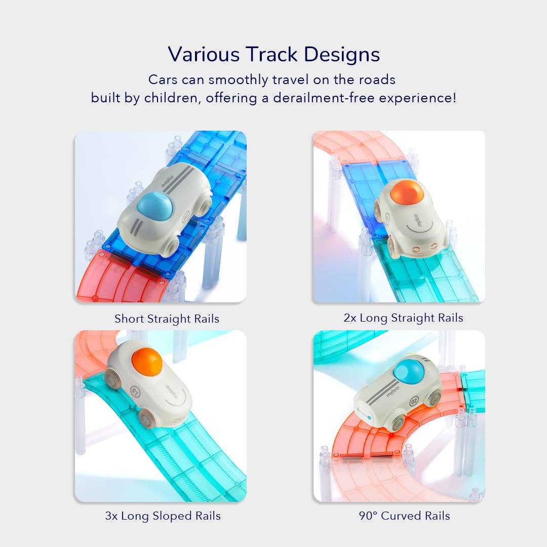 Racing Track Grooved Magnetic Tile