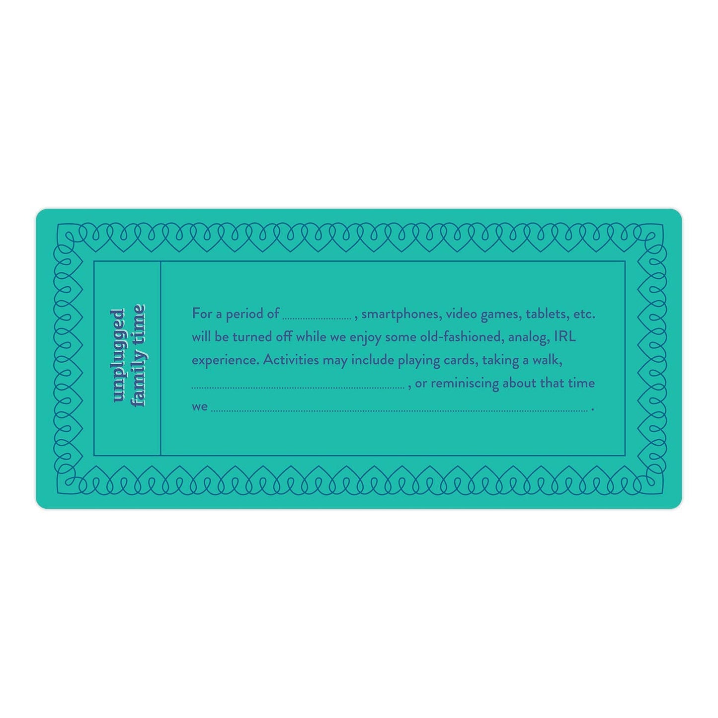 Fill in the Love® Dad Vouchers - vibeboxshop