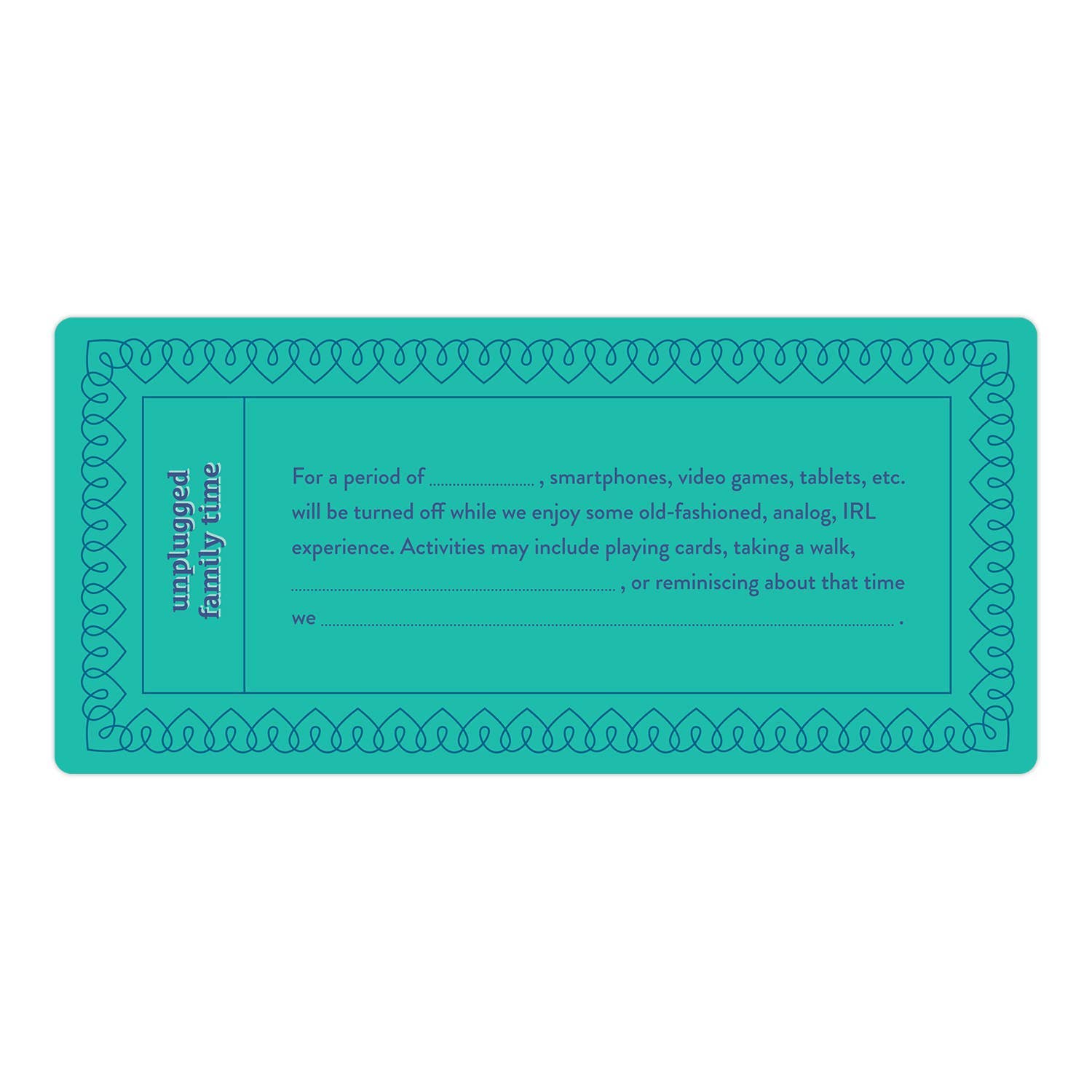Fill in the Love® Dad Vouchers - vibeboxshop