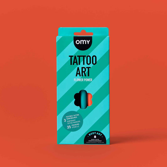 Flower Power Tattoo Art - vibeboxshop