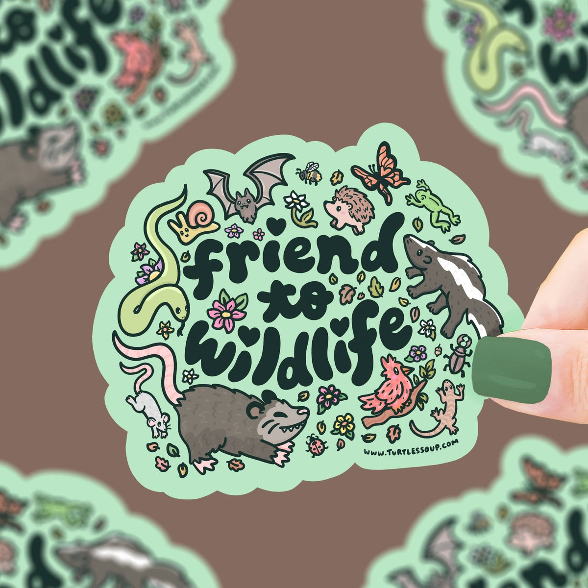 Friend To Wildlife Sticker - vibeboxshop