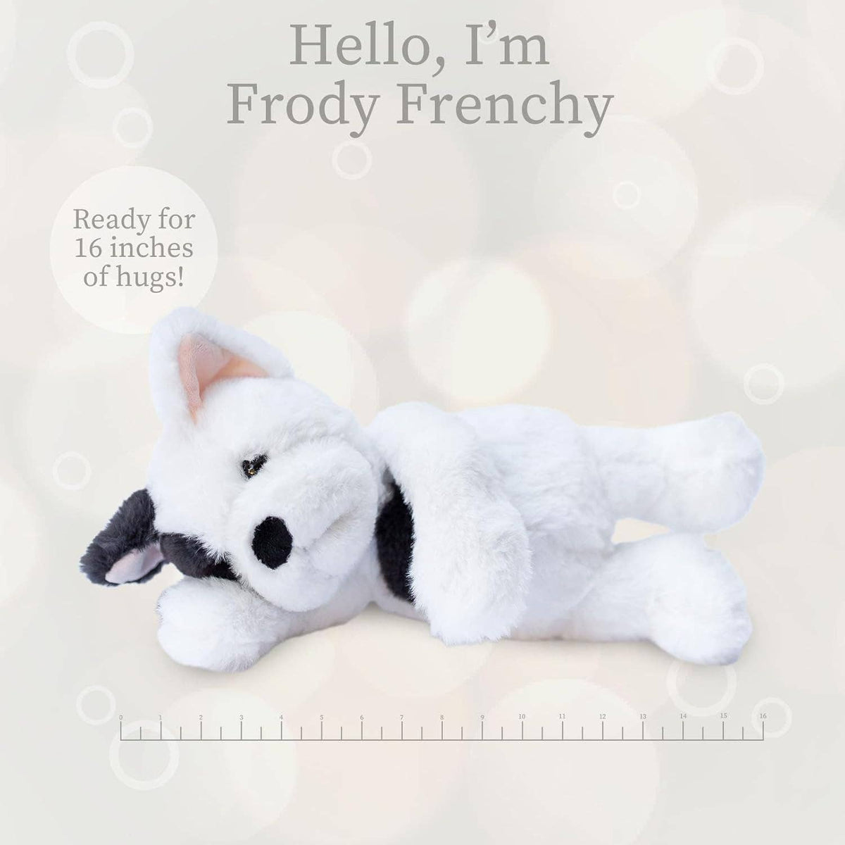 Frody Frenchy Dog Plush Toy - vibeboxshop