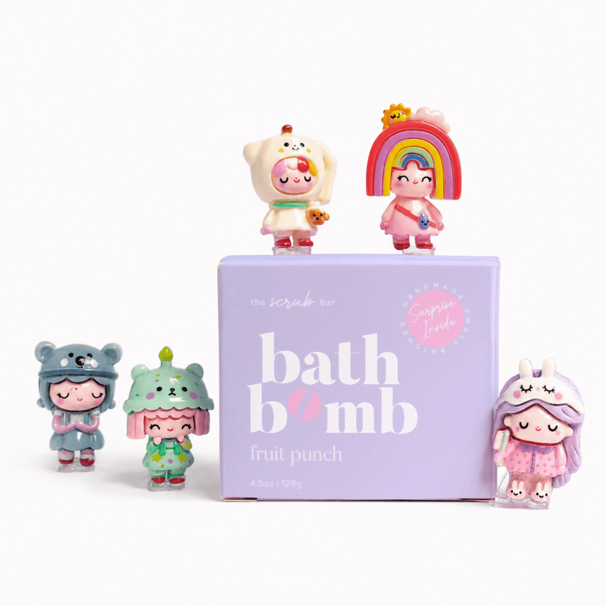 Fruit Punch Kids Bath Bomb with Surprise Toy - vibeboxshop