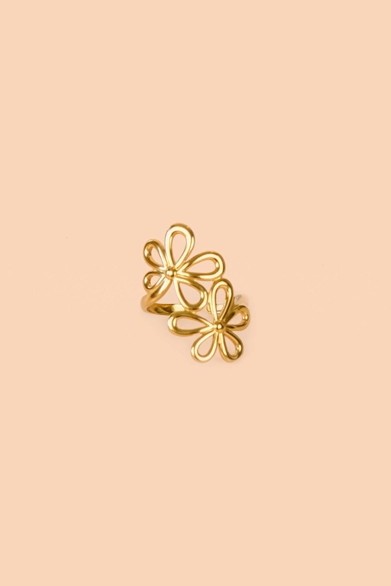 Full Bloom Ring - 18K Gold Plated - vibeboxshop