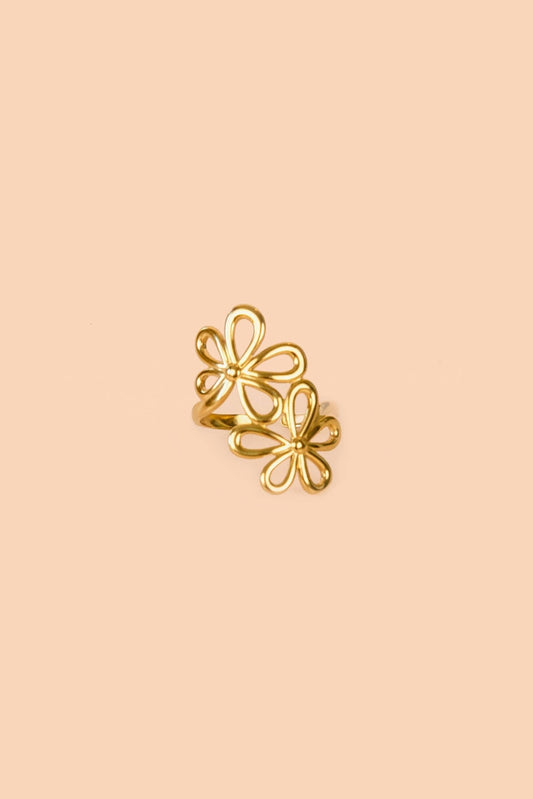 Full Bloom Ring - 18K Gold Plated - vibeboxshop