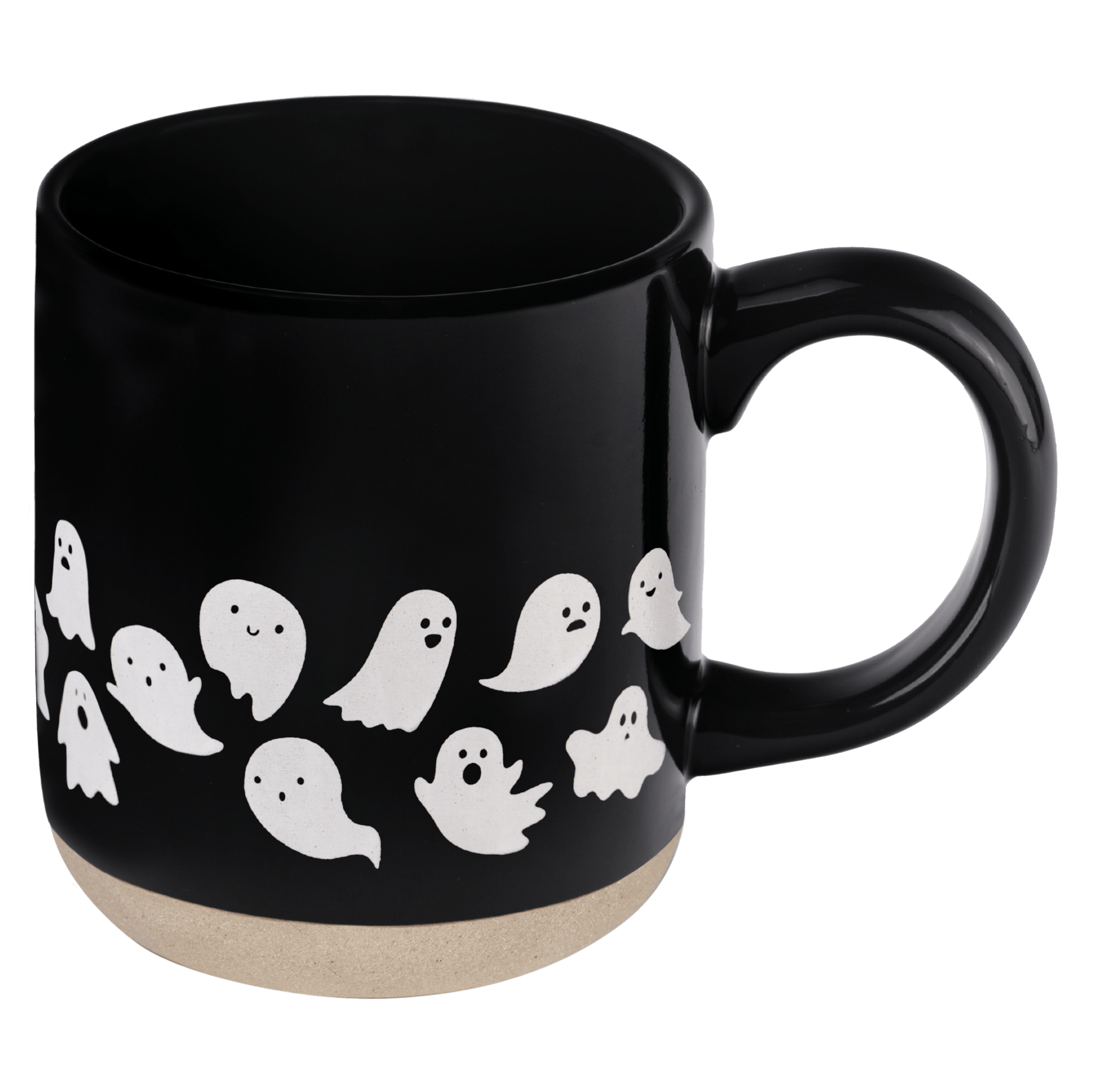 Ghost Pattern Stoneware Mug - vibeboxshop