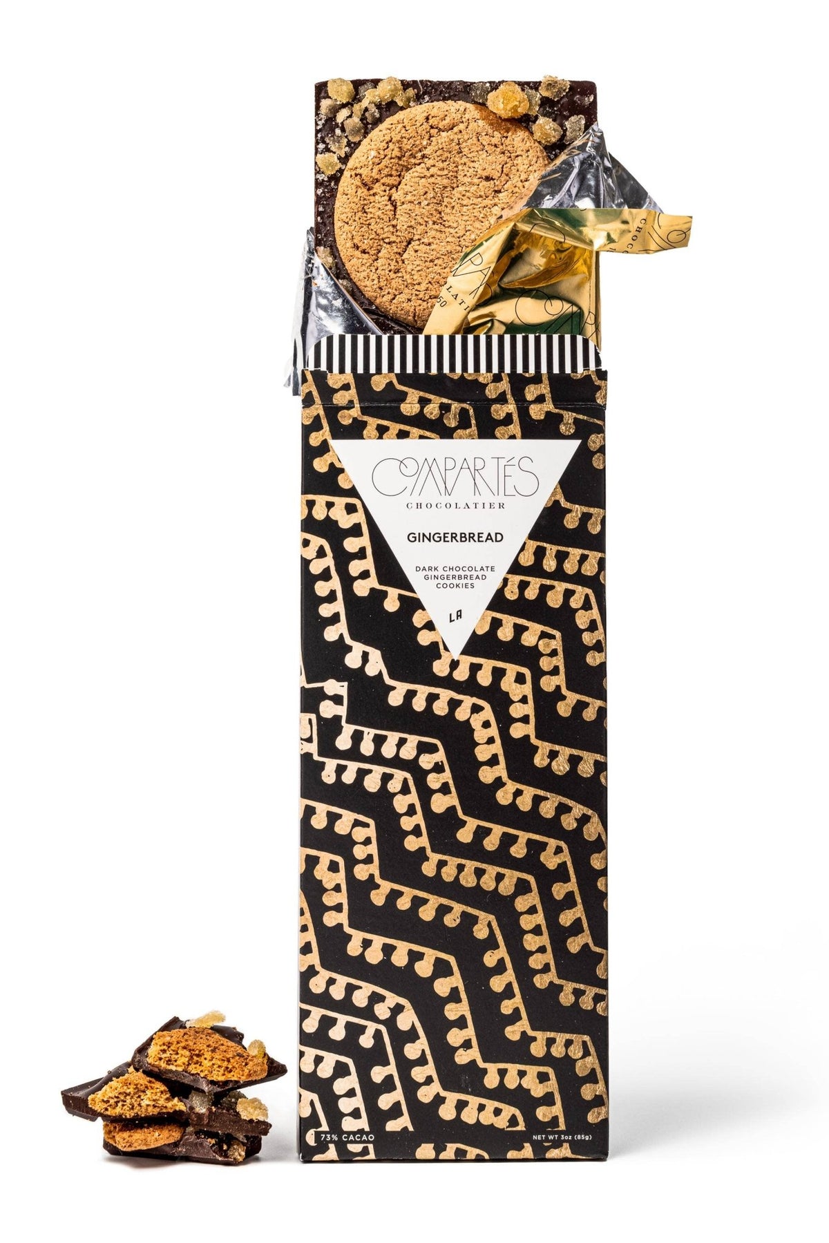 Gingerbread Dark Chocolate Bar - vibeboxshop