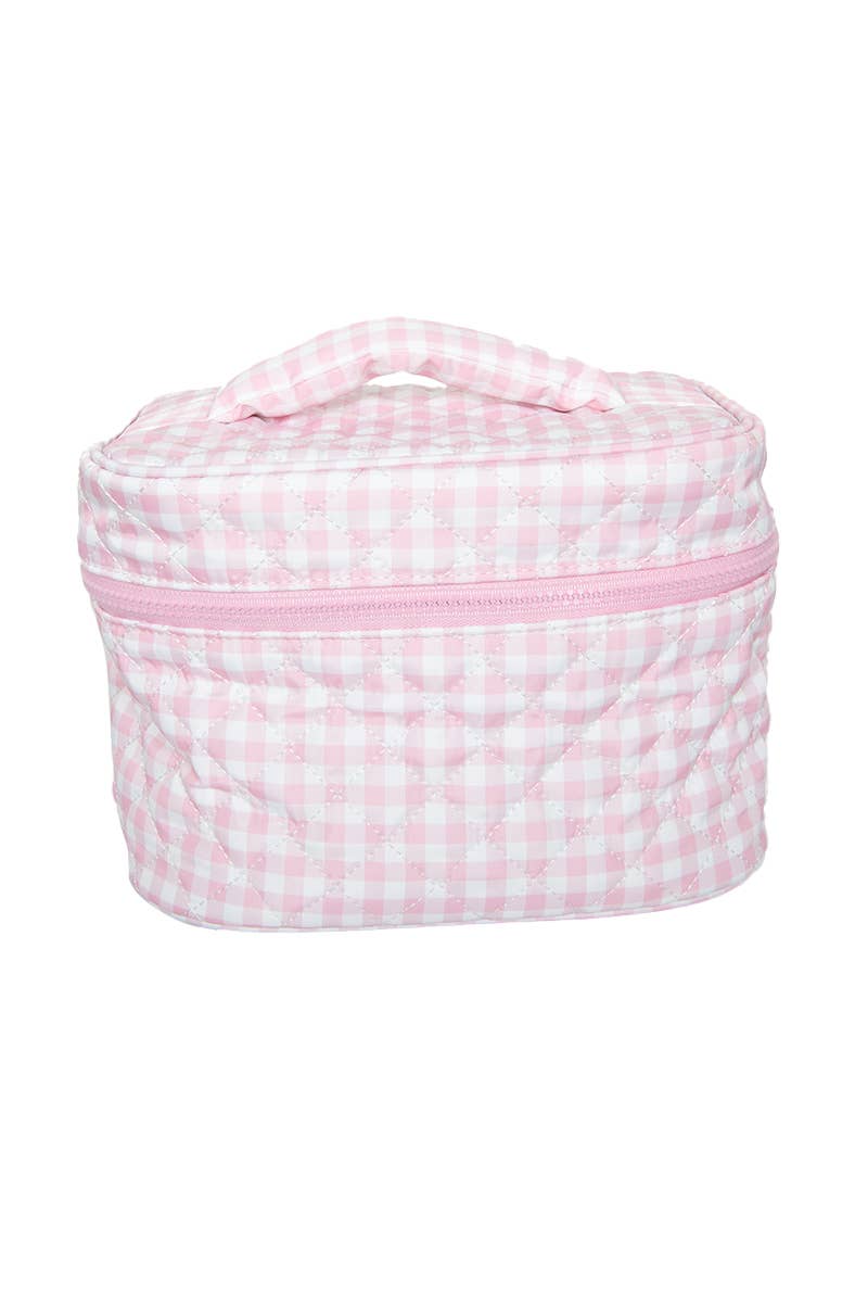 Gingham Make Up Bag - vibeboxshop