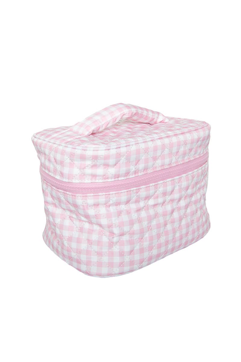 Gingham Make Up Bag - vibeboxshop