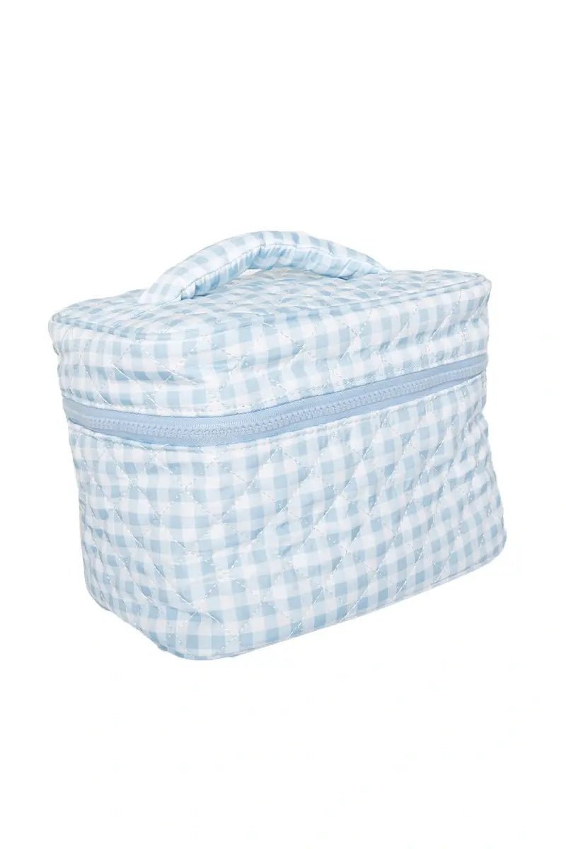 Gingham Make Up Bag - vibeboxshop