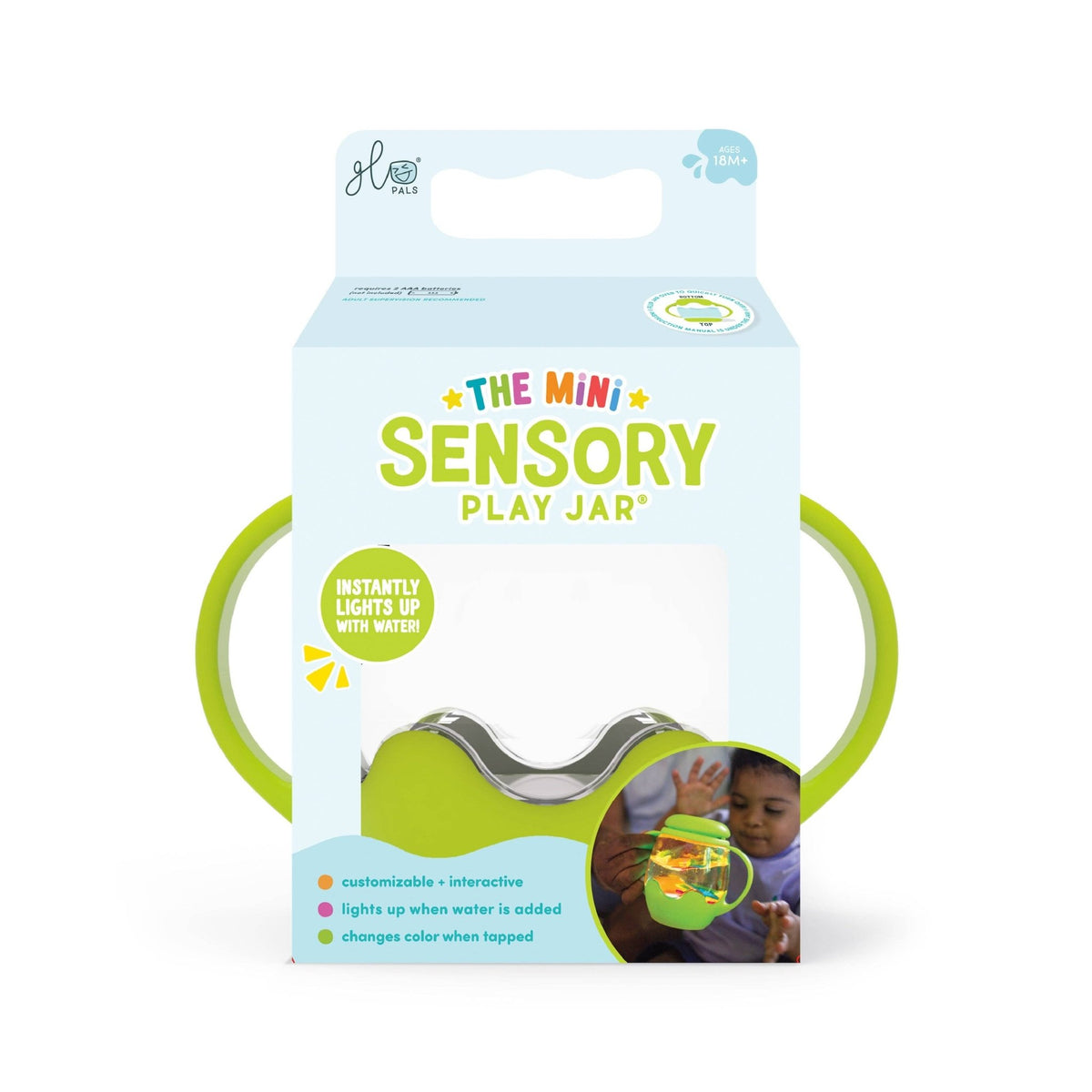 Glo Pals Mini Sensory Jar and Silicone - vibeboxshop