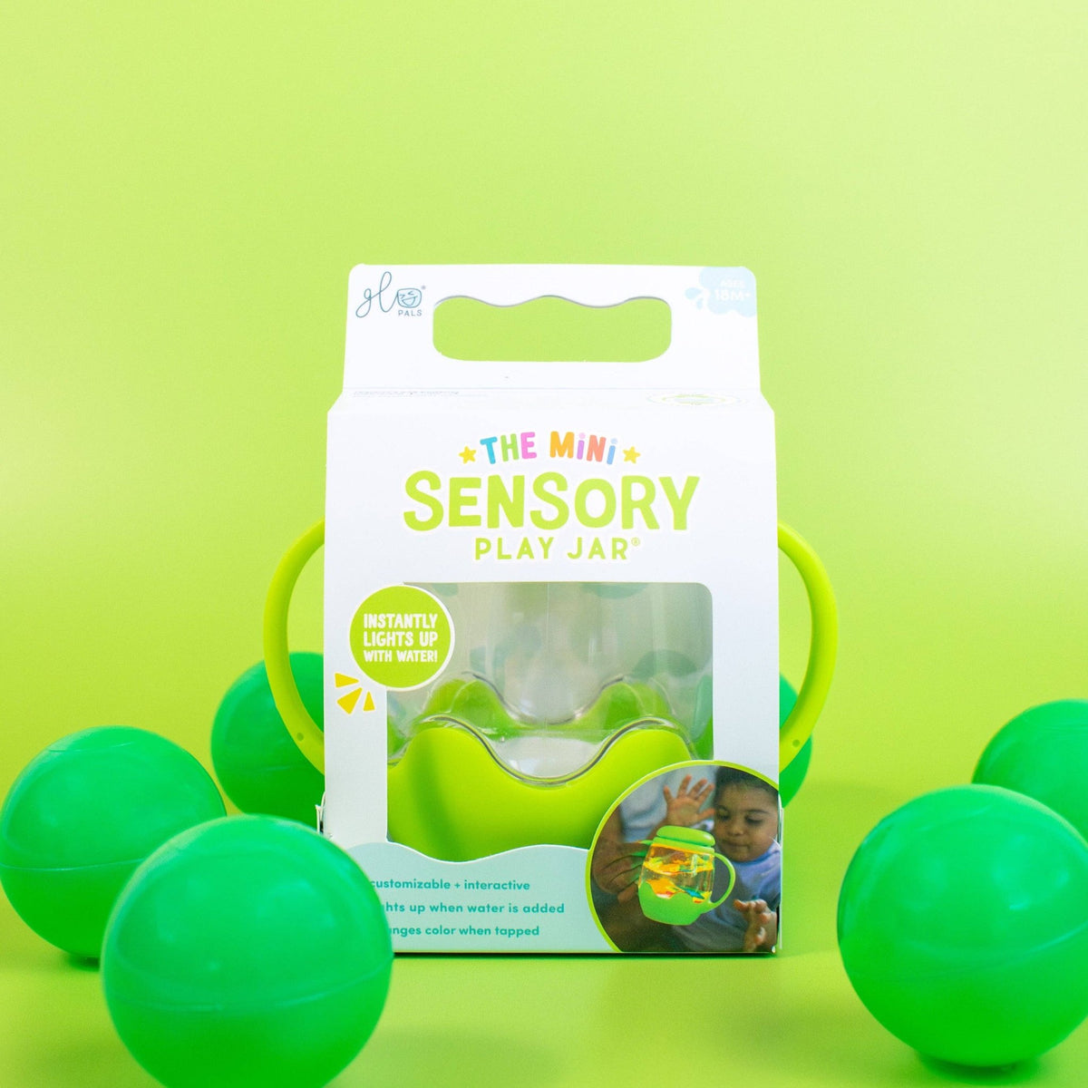Glo Pals Mini Sensory Jar and Silicone - vibeboxshop