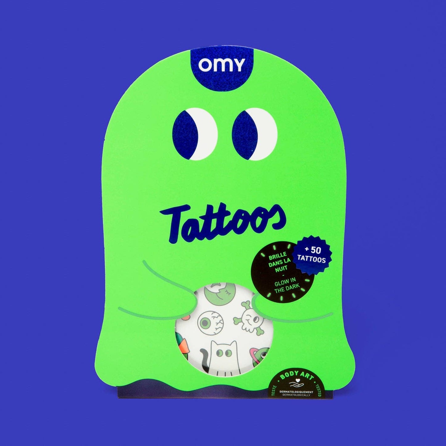 Glow in the Dark Temporary Tattoos - vibeboxshop