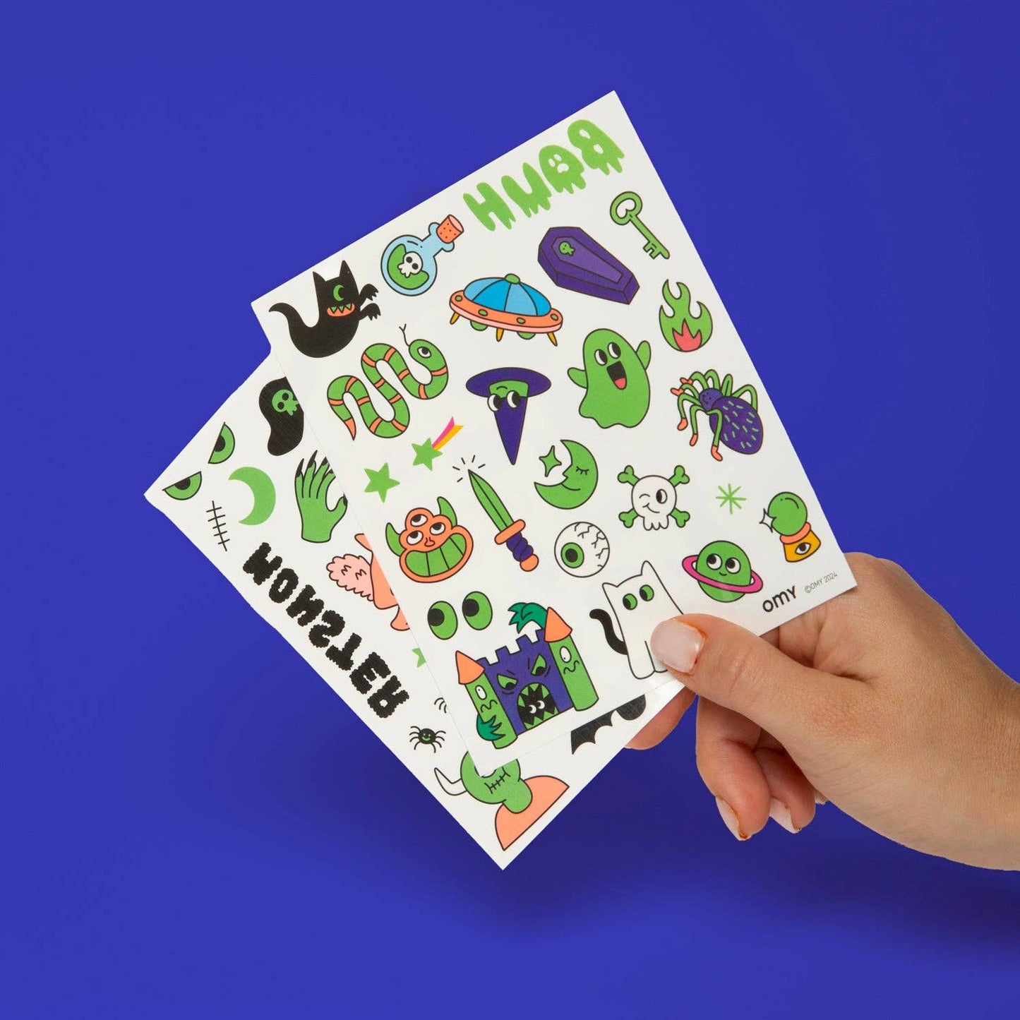 Glow in the Dark Temporary Tattoos - vibeboxshop