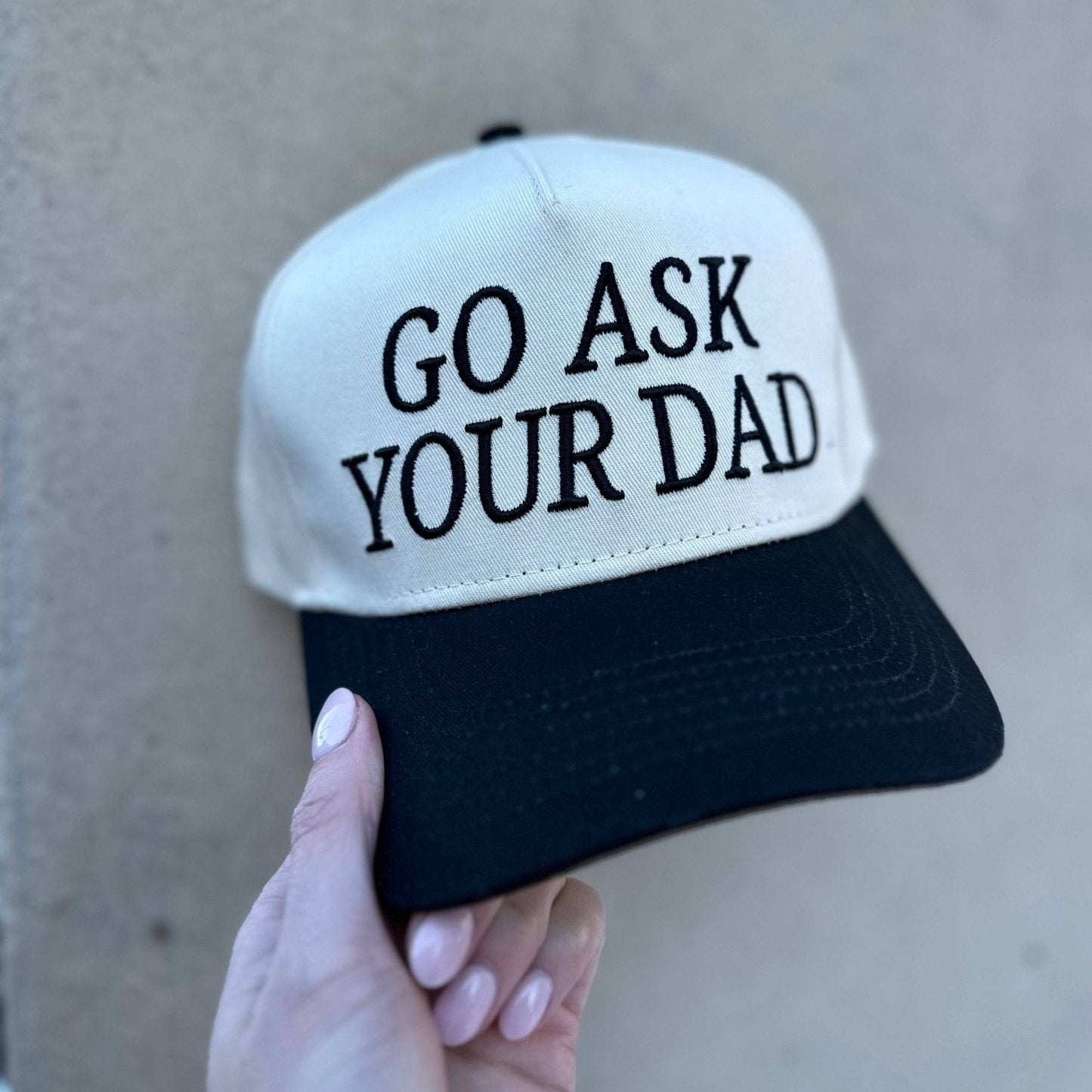 Go Ask Your Dad Trucker Hat - vibeboxshop