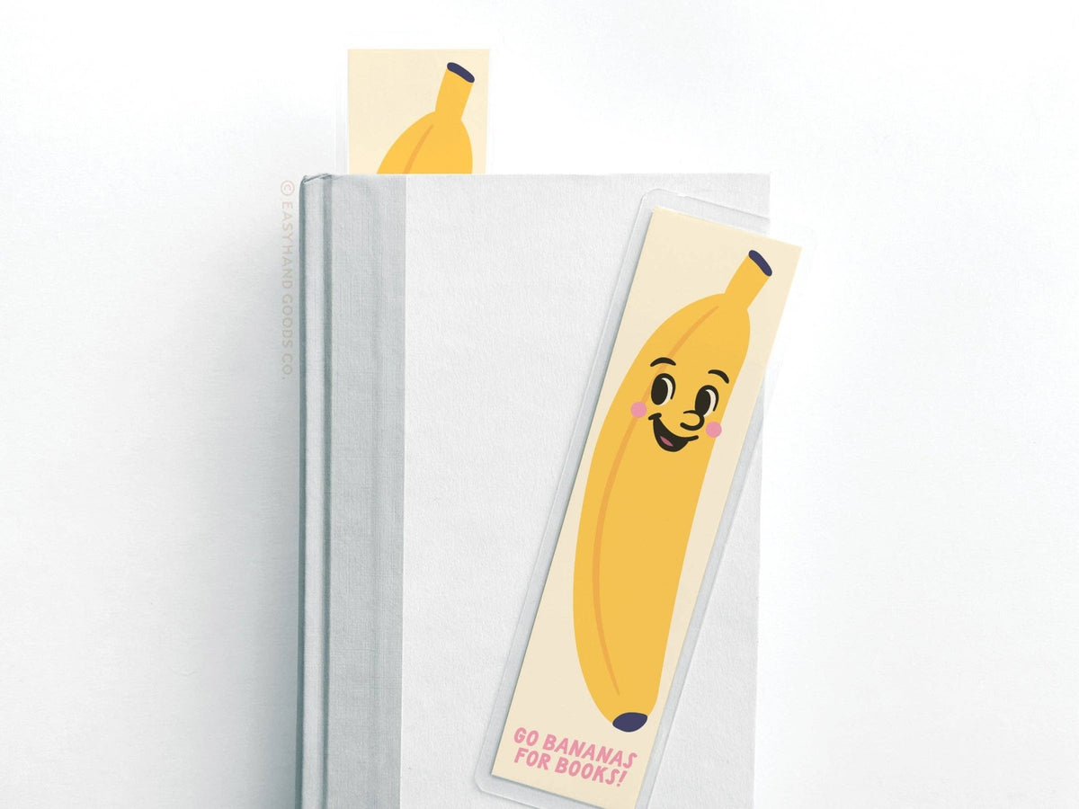 Go Bananas For Books Laminated Bookmark - vibeboxshop