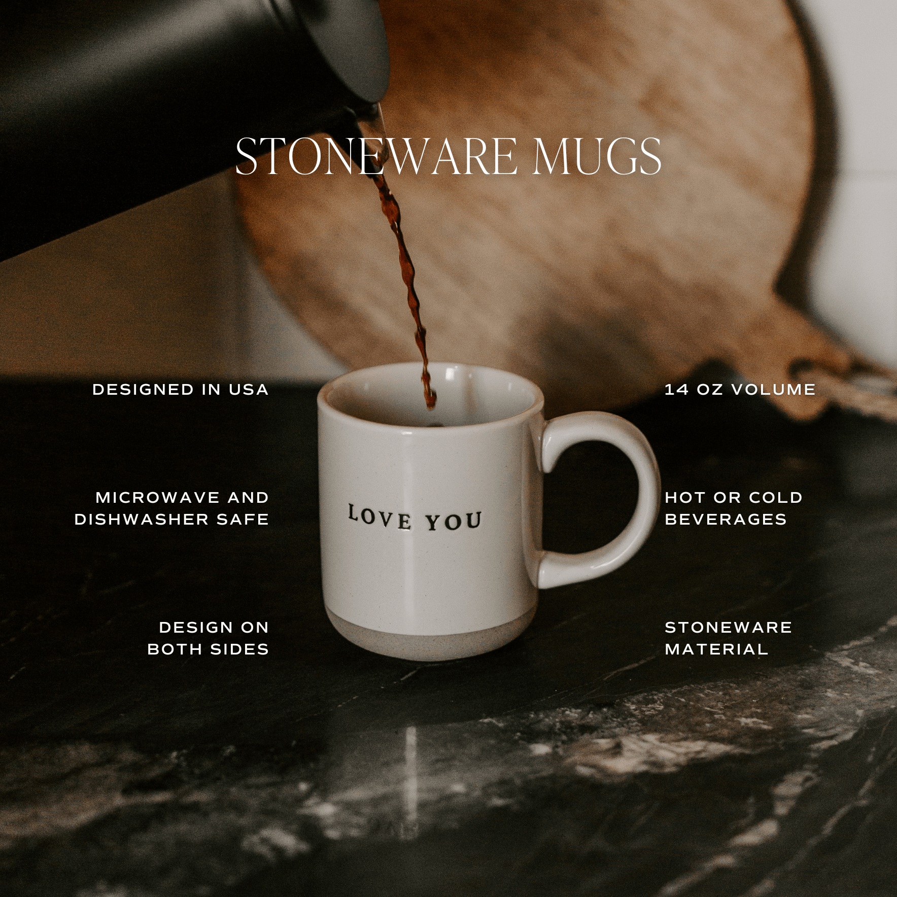 Go For It Stoneware Mug - vibeboxshop