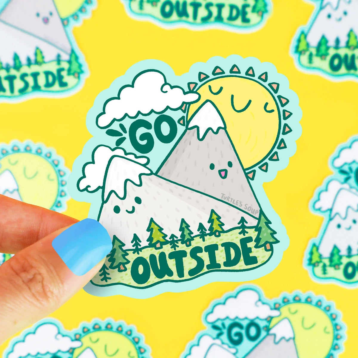 Go Outside Sticker - vibeboxshop