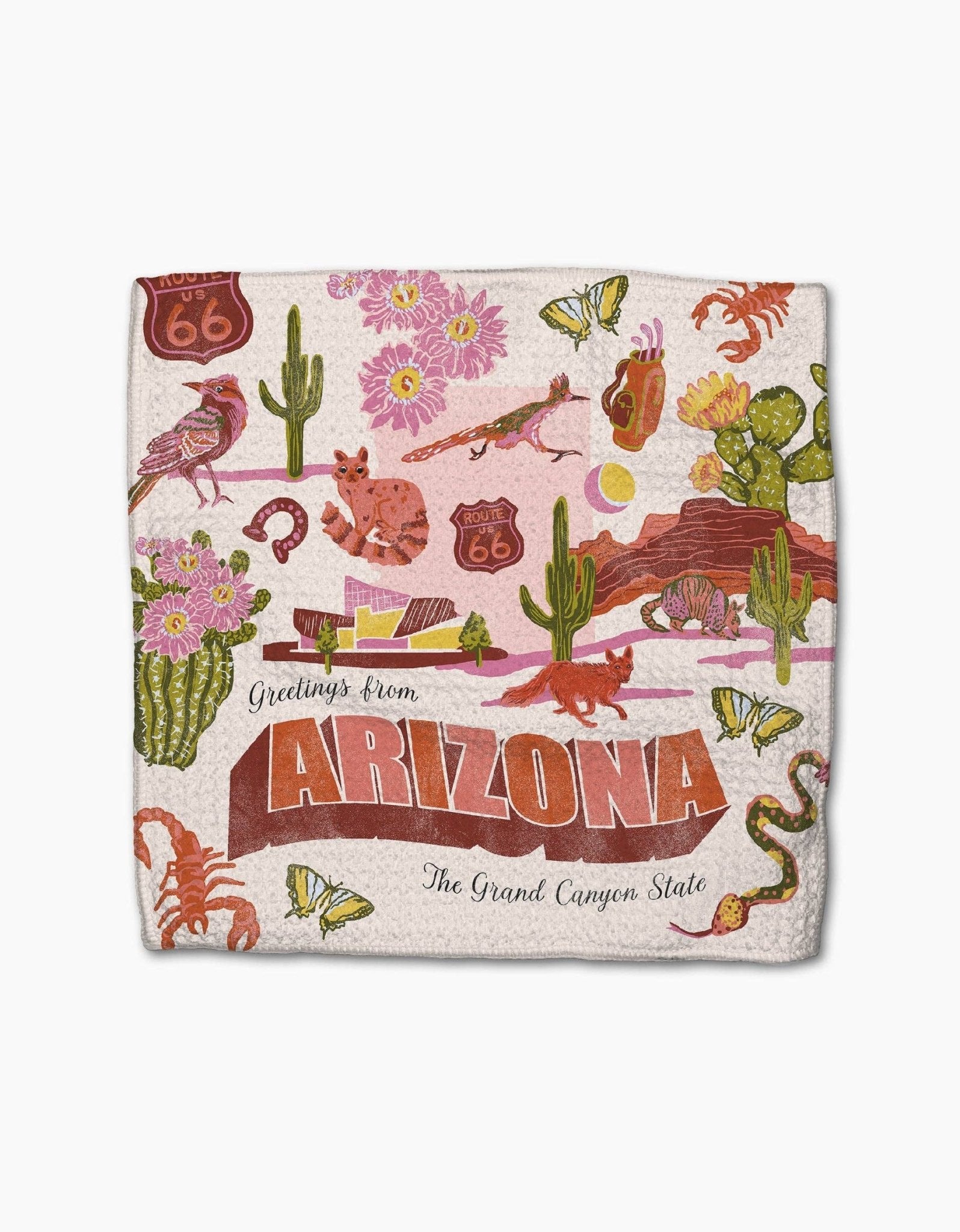 Greetings From Arizona Dishcloth Set - vibeboxshop