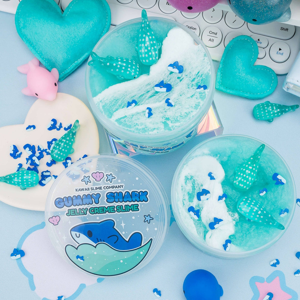 Gummy Shark Jelly Creme Slime - vibeboxshop