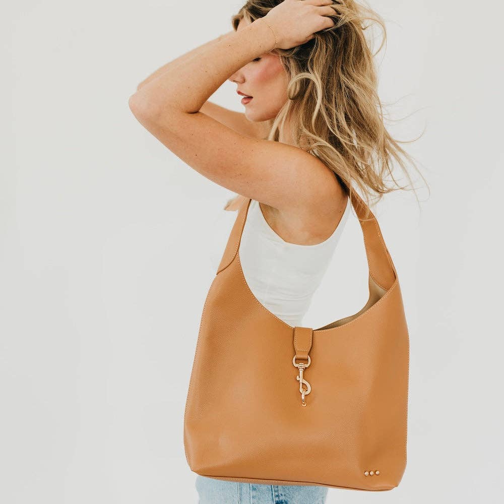Haddie Hobo Vegan Leather Tote - vibeboxshop