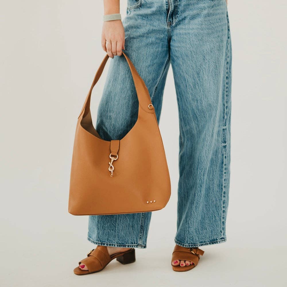 Haddie Hobo Vegan Leather Tote - vibeboxshop