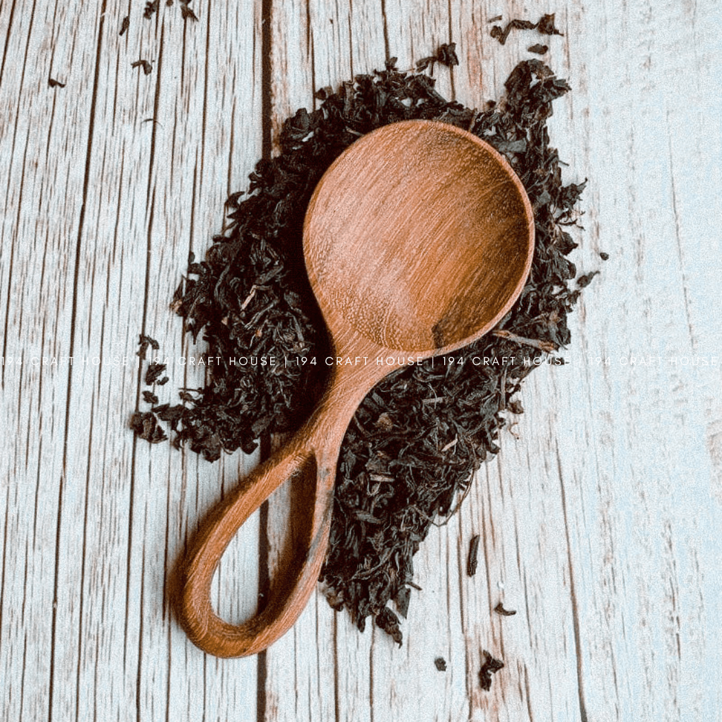 Handcarved Wooden Coffee & Tea Spoon - vibeboxshop