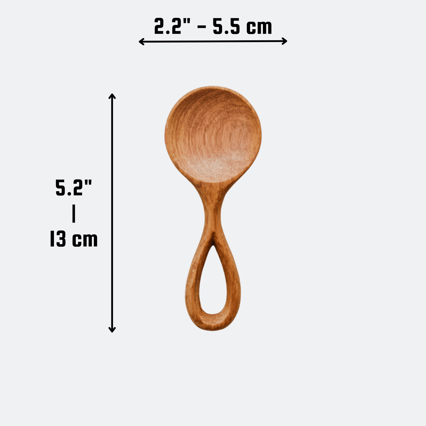 Handcarved Wooden Coffee & Tea Spoon - vibeboxshop
