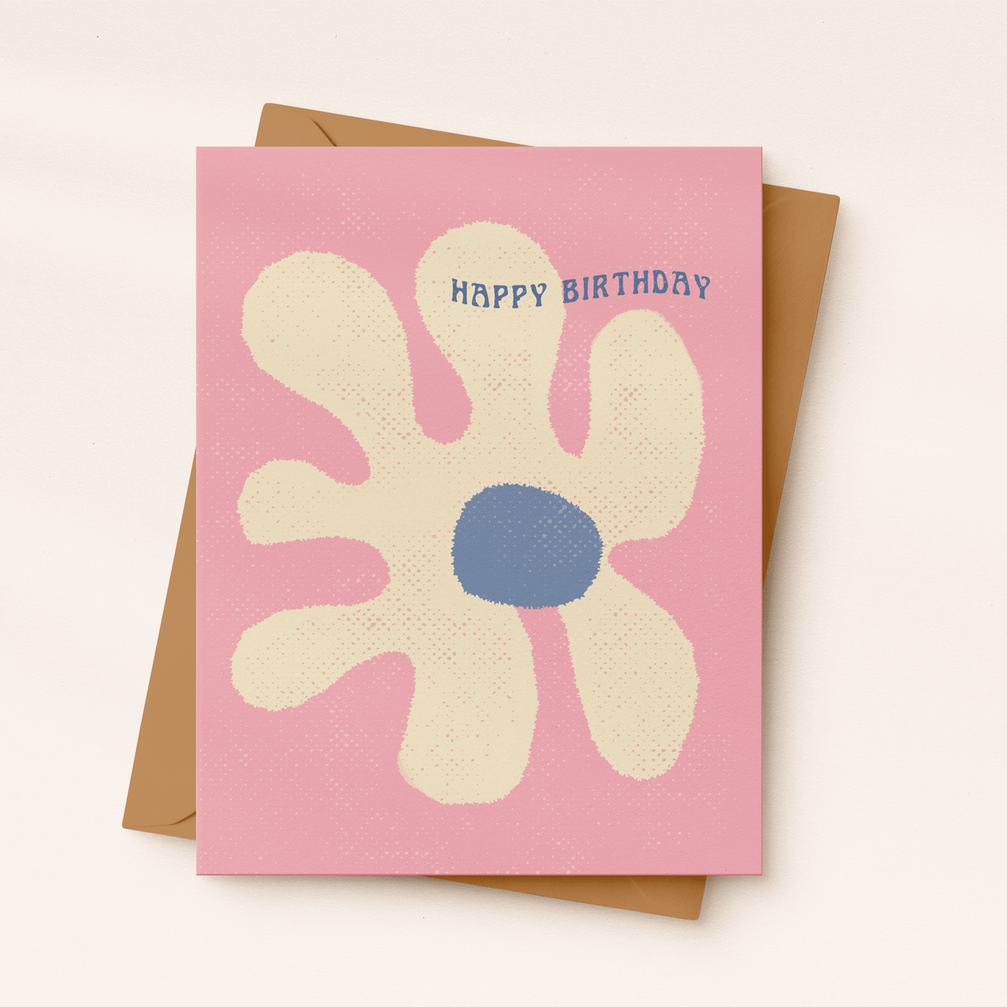 Happy Birthday Abstract Floral Card - vibeboxshop