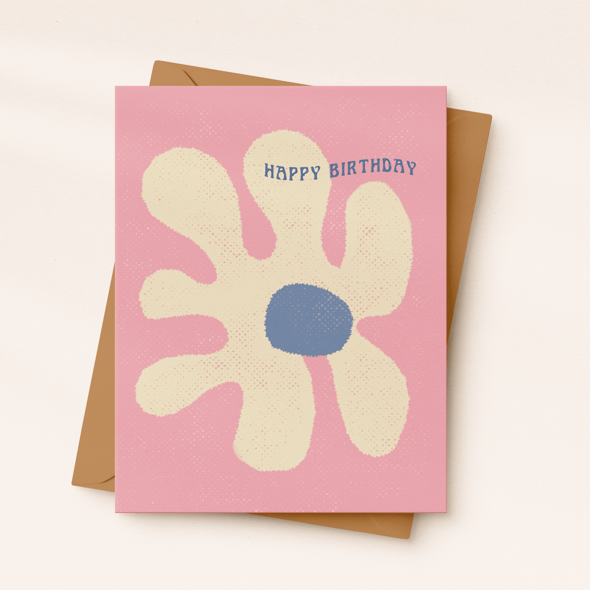 Happy Birthday Abstract Floral Card - vibeboxshop