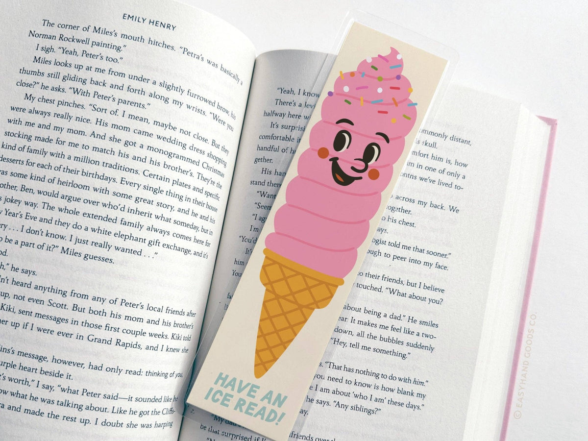Have An Ice Read Ice Cream Bookmark - vibeboxshop