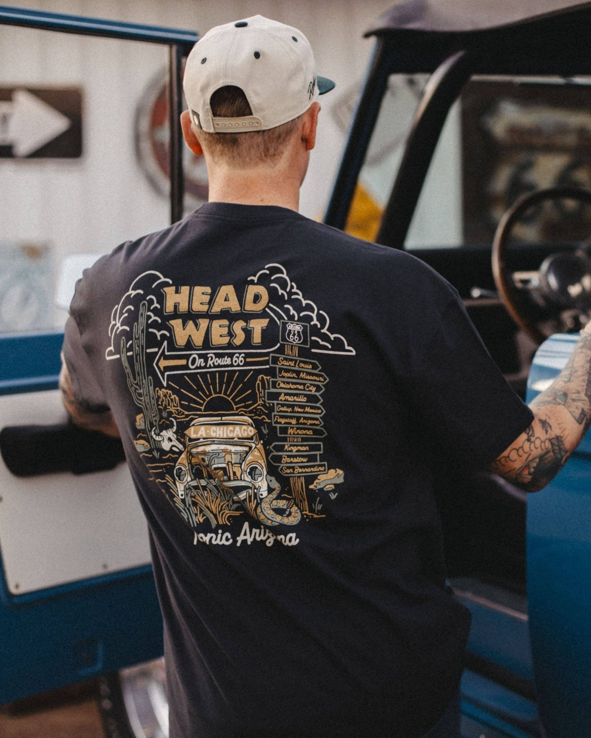 Head West Unisex Tee - vibeboxshop