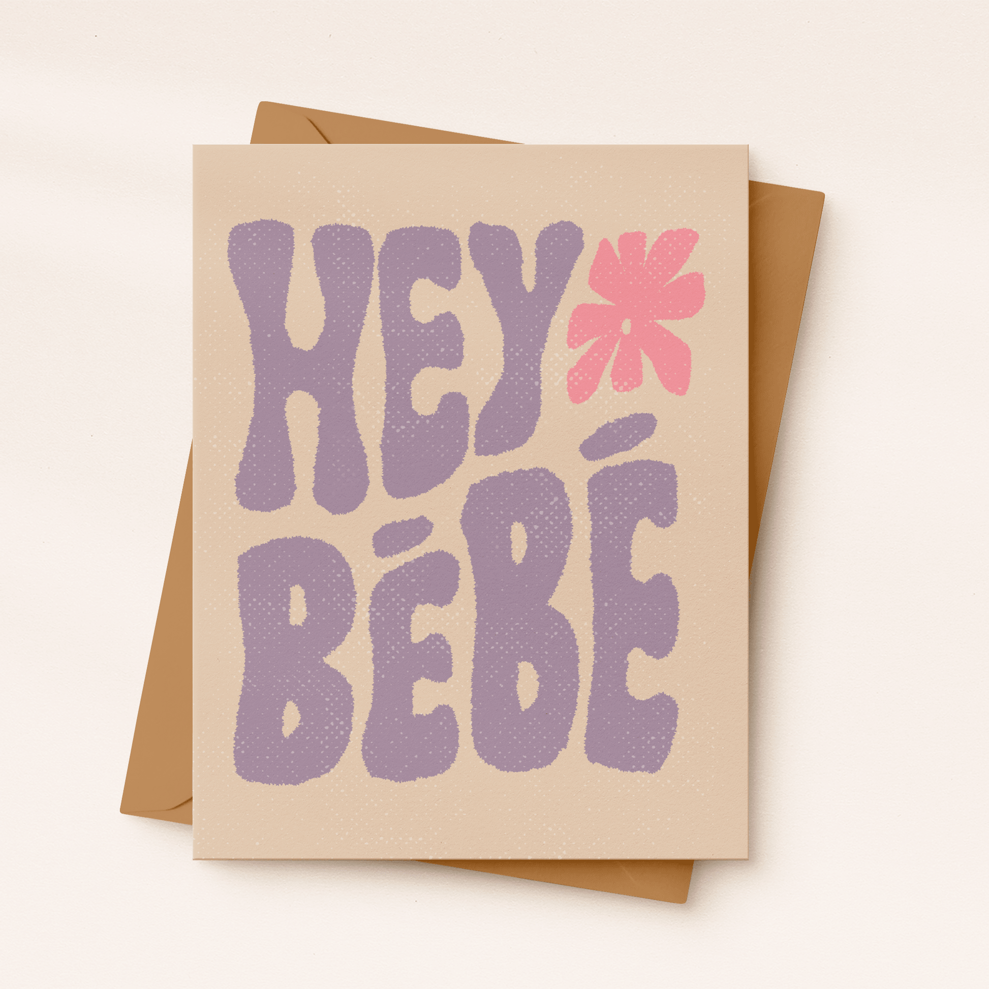 Hey Bebe New Baby Card - vibeboxshop