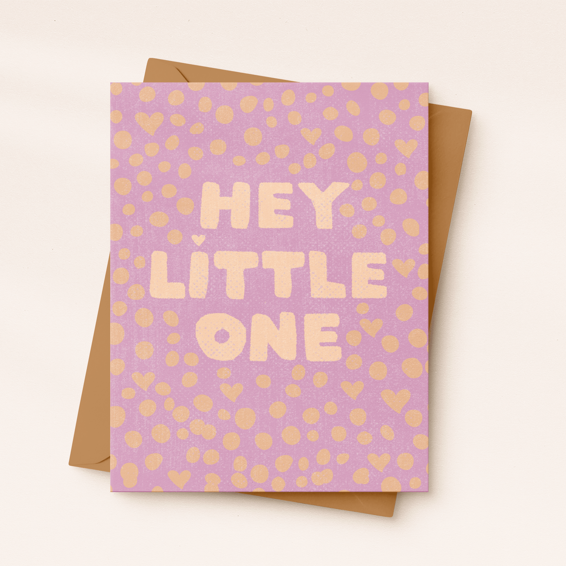 Hey Little One Baby Greeting Card - vibeboxshop