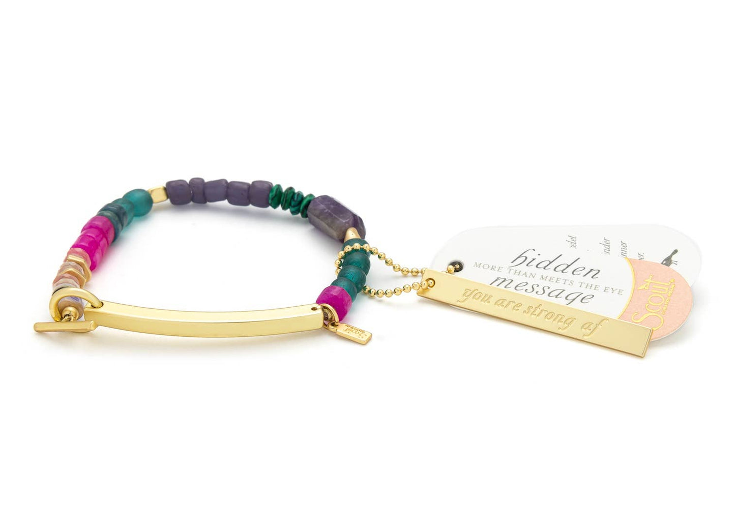 Hidden Message Bracelet - Strong AF - vibeboxshop