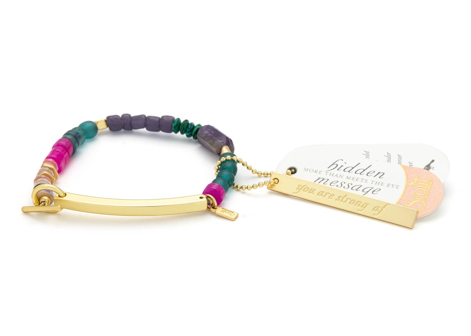 Hidden Message Bracelet - Strong AF - vibeboxshop