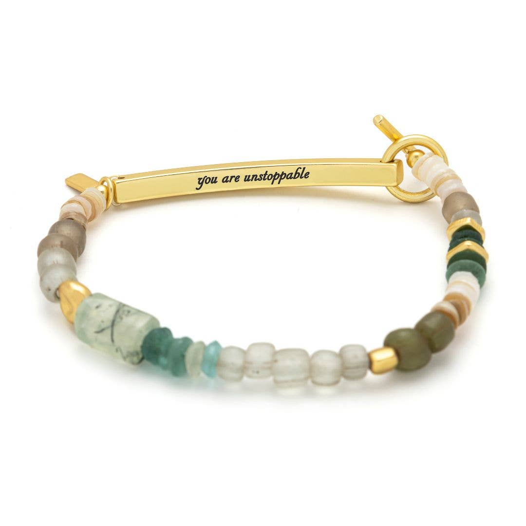 Hidden Message Bracelet - Unstoppable - vibeboxshop
