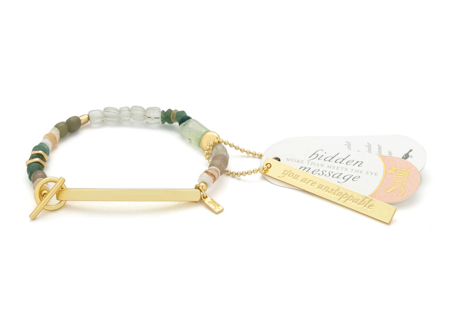 Hidden Message Bracelet - Unstoppable - vibeboxshop