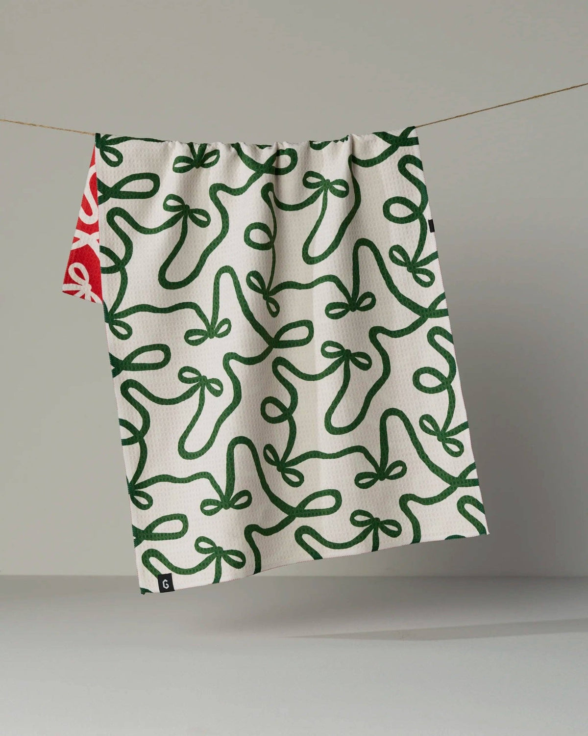 Holiday Bows Luxe Kitchen Towel - vibeboxshop