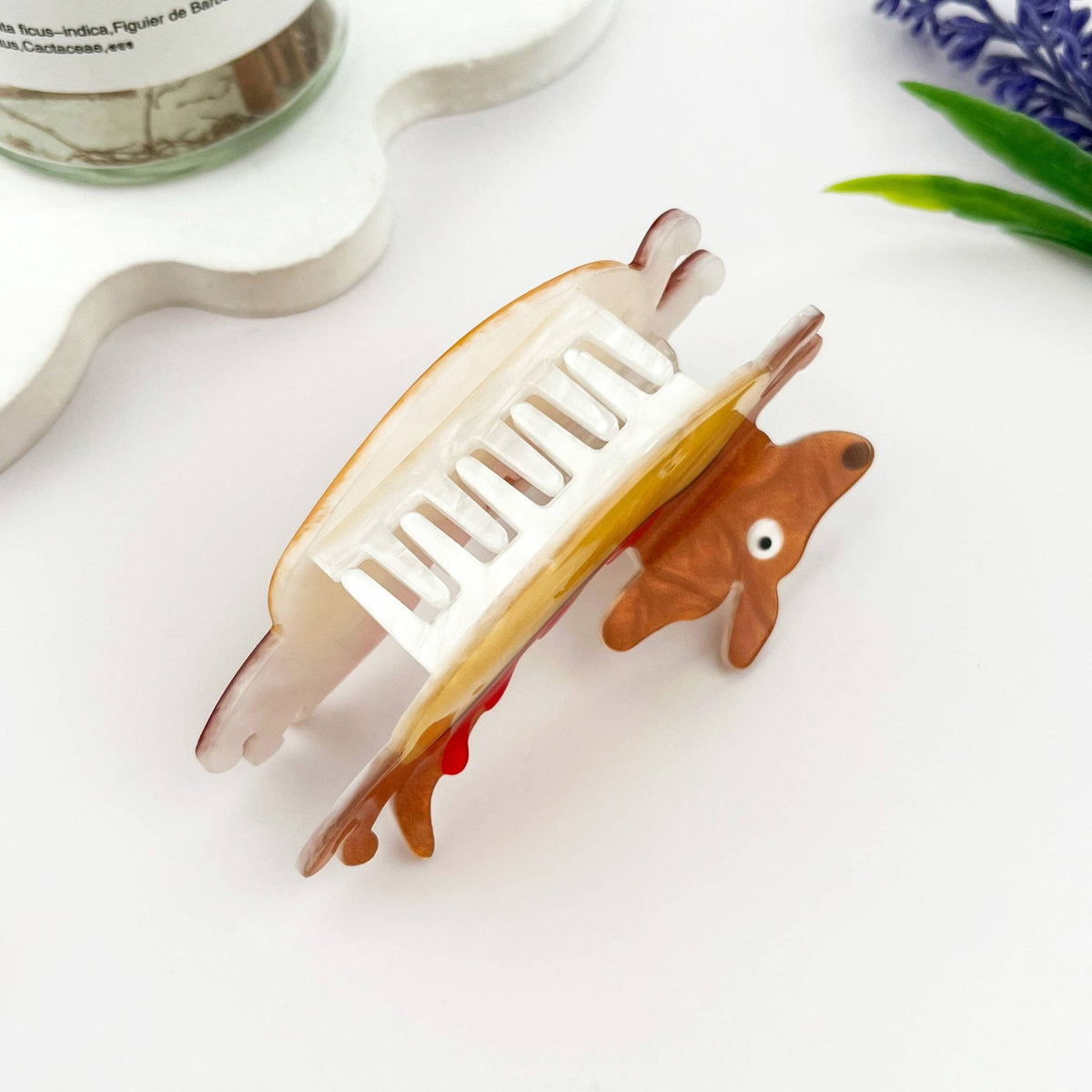 Hot Dog Dachshund Claw Clip - vibeboxshop