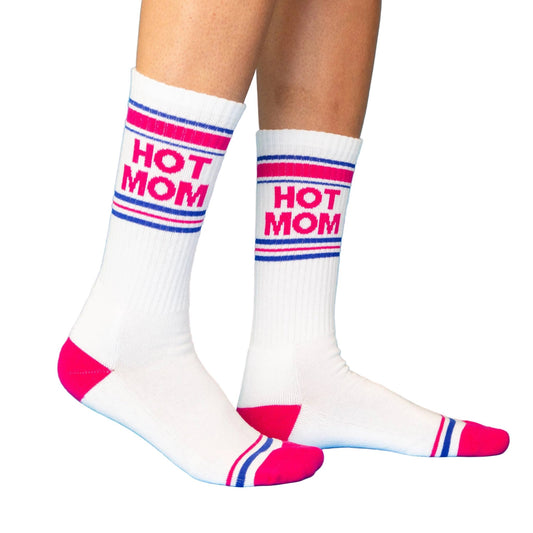 Hot Mom Gym Crew Socks - vibeboxshop