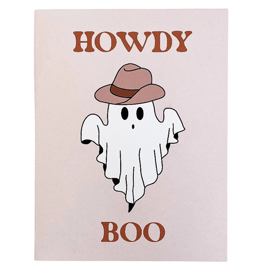 Howdy Boo Greeting Card - vibeboxshop