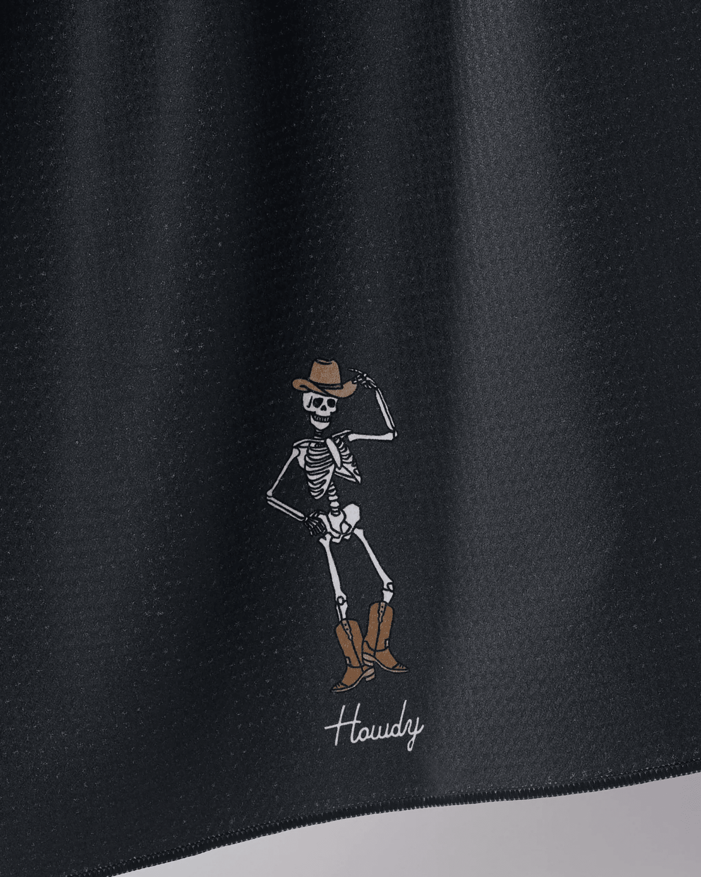 Howdy Cassondra Black Tea Towel - vibeboxshop